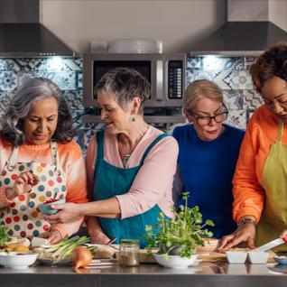 Food  for Life Cooking Demonstration, Community Wellness Initiatives, and Knowledge Sharing